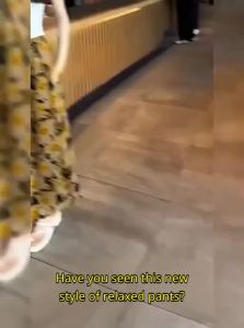 QIAOXIZI | Relaxed Fit Floral Print Casual Pants for Seniors