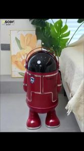ASCOR | Luxury Covered Large Capacity Mobile No-Bend Bin