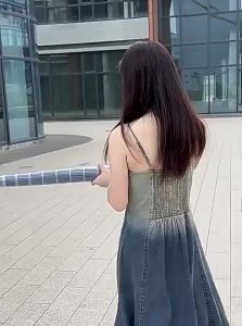 Ô dù cán dài tự động cỡ lớn 24 nan chống gió