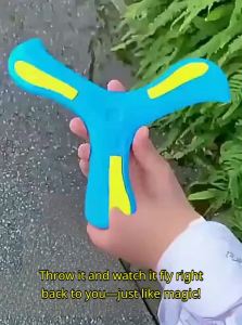 FUZAO | Glow-in-the-Dark Boomerang & Rotating Flying Disc Toy for Fun Parent-Child Interaction