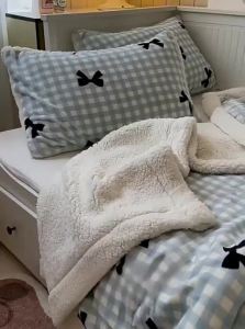 SHUANGXI | Thick Lambswool Blanket