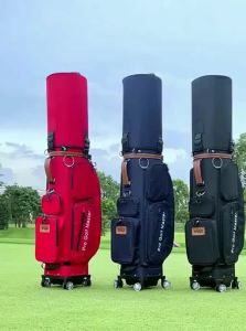 PGM GOLF | Hard Shell 4 Wheels Golf Travel Bag