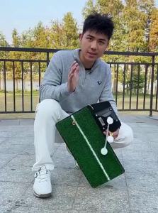 PGM GOLF | Beginner Golf Swing Trainer Mini Mat