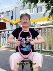 PINJIAN | Elderly Leg Muscle Training Resistance Bands Thigh Inner Side Pilates