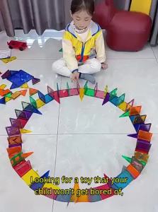 BABYSHOME | Educational Magnetic Building Blocks Toys