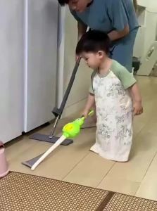 XIONGBUFAN | Cleaning Educational Toy Mop for Kids