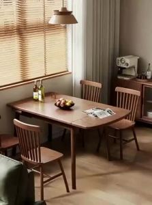 DONGMU | Expandable Oak Dining Table Foldable