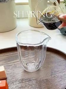 MODERN SWEETHOME | Glass Measuring Cup for Espresso Coffee Extraction