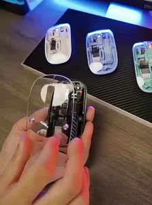 Weilade | Transparent Silent Wireless Bluetooth Mouse