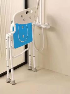 JIAWENHUA | Foldable Bathroom Shower Chair for Seniors and Pregnant Women