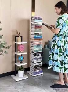 TINGXU | Narrow Space-saving Bookshelf Shelving