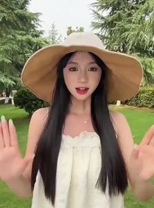 Summer UV Protection Wide Brim Sun Hat for Women and Girls