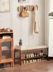 CHUJUN | Storage Shoe Bench for Home Entrance Small Spaces