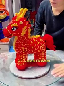 HECAN | High Aesthetic Adult Edition New Years Horse Block Toys