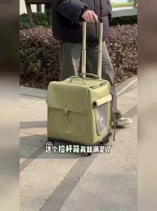 Popocola | Large Capacity Pet Carrier Durable Rolling Bag & Backpack