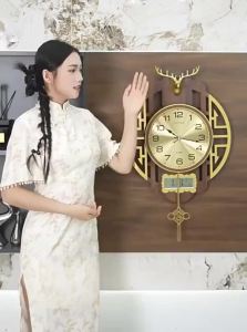 Compas | New Fashion Wooden Chinese Style Wall Clock