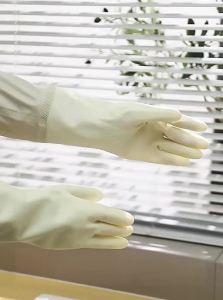 DEHUB | Waterproof Rubber Dishwashing Gloves for Laundry and Cleaning