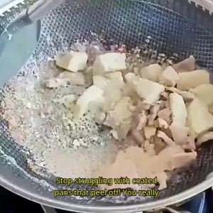 TIEHUIHUANG | Uncoated Two-Handle Round Bottom Cast Iron Wok