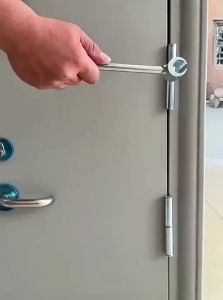 Adjustable Door Hinge Gap Regulator Tool Stainless Steel Flag-shaped Design Easy to Use for Door Alignment and Precise Adjustment Hand Tool