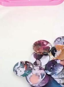 DIY Metal Badge Maker for Children Tinplate