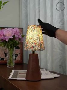 DGY | Vintage Floral French Style Bedside Lamp