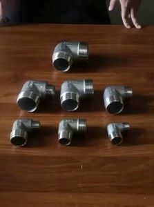 danxilu | 304 Stainless Steel Double External Threaded Elbow Pipe Fitting