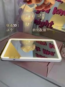DOCO LAB | Portable Foldable Desktop Lighted LED Makeup Mirror