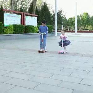 LIWAN | Flash LED Foldable Childrens Scooter