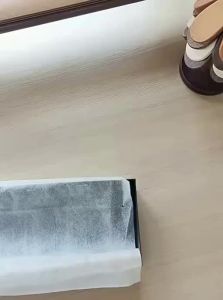 B&W | Walnut No-drilling Bathroom Shelf Wall Mounted