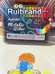 JIFANPAUL | Glitter Watercolor Pens Shiny Sparkle Drawing Supplies Soft Tip