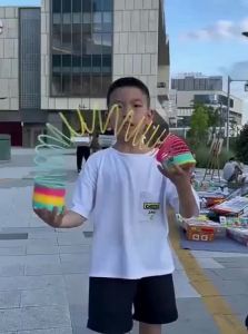 WEIBAI | Glow In Dark Magic Rainbow Spring Toy