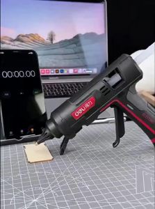 deli | Adjustable Temperature High Power Industrial Hot Melt Glue Gun 11mm