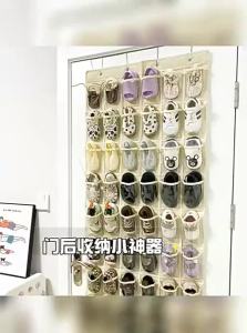 WEIAI | Wall-mounted Transparent Baby Shoe Organizer Space-saving Shoe Box