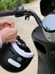 Anti-theft Security Helmet Lock