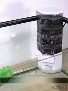 FEIZHUXIANSEN | Quiet Small Waterfall Built-in Circulation Turtle Tank Filter