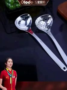 Olodo | Stainless Steel Long Handle Deepened Thickened Soup Spoon
