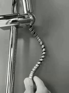 TAOSHI | Anti-Tangle Universal Shower Hose with Large Diameter and Pressure Boosting Nozzle