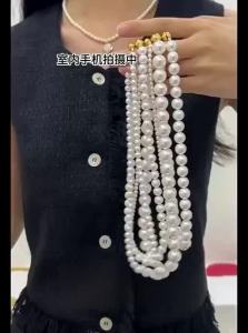 TFY | Dây Chuyền Hạt Ngọc Trai Từ Tính Mới Mẻ