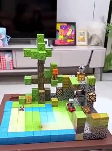 BABYSHOME | Magnetic Building Blocks Educational Assembly Toy