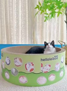 HELLOLEIBOO | Deepened Wear-resistant Scratch-free Cat Bed