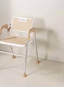 JIAWENHUA | Foldable Space-saving Anti-slip Shower Chair Large Backrest
