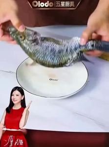 Stainless Steel Elliptical Steaming Fish Plate Extra Large