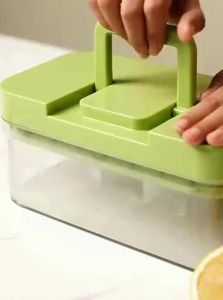 DOLANX | Press Ice Tray Storage Box Large Capacity