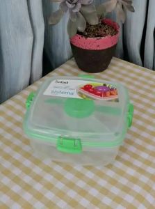 Sistema | Compartmentalized Small Lunch Box Portable and Transparent
