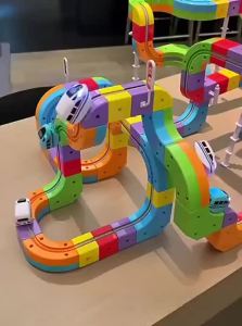 AOBIXIONG | Anti-Gravity Electric Train Construction Set Magnetic Building Blocks Toys