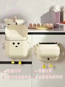 youqin | Wall-mounted Large Capacity Kitchen Trash Can with Lid