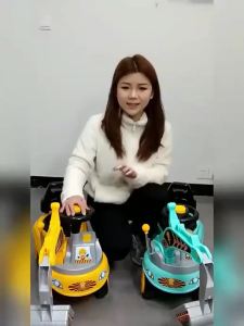 JIFANPAUL | Xe Đồ Chơi Mô Phỏng Máy Xúc Có Thể Ngồi và Đào