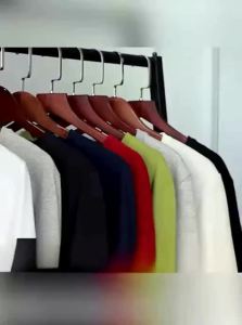 Bin Geo Bolo | Cotton V-Neck Buttoned Long Sleeve T-Shirt