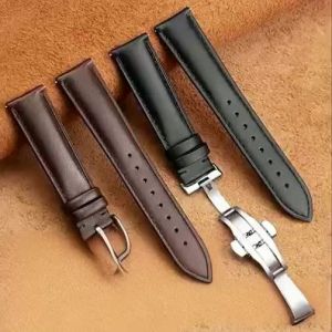 Woalmorn | Dây Đeo Đồng Hồ Da Nguyên Miếng cho Nam