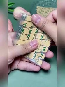 MONLEYTA | Ultra-thin Jelly-like Waterproof Durable Removable Transparent Nail Stickers